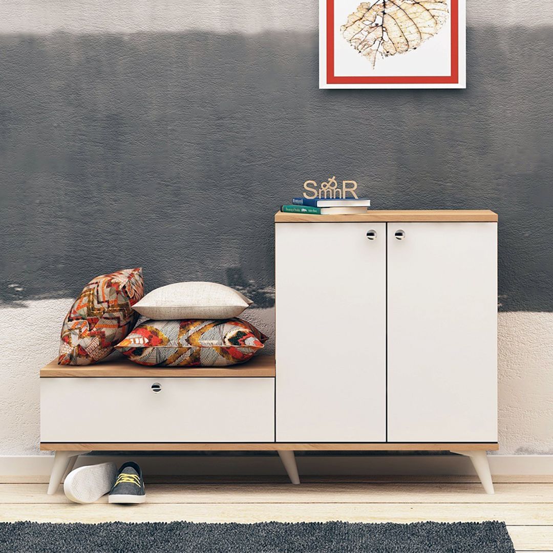 Tủ giày gỗ MDF thiết kế đẹp Runati